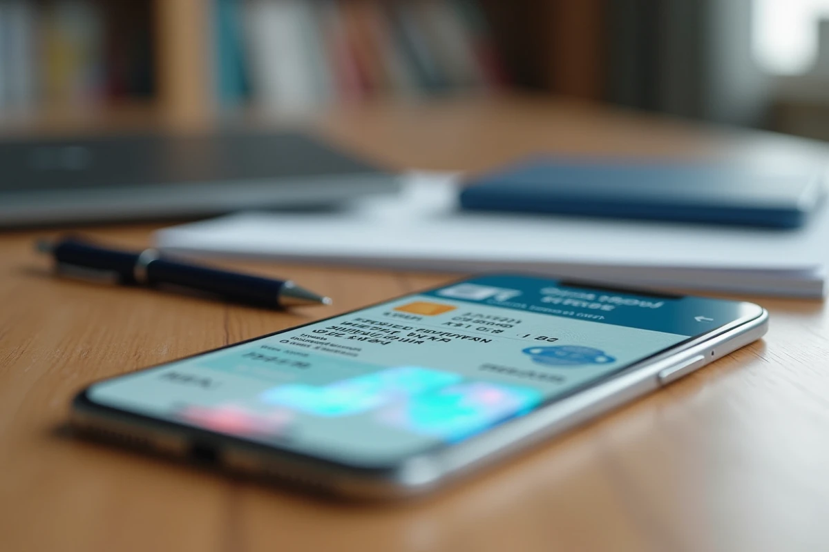Gros plan sur un permis de conduire français et un smartphone affichant les nouvelles réglementations 2026